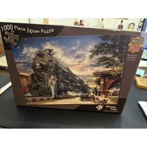 Whistle Stop Dan Hatala 1000 pc 19.25" X 26.75" Jigsaw Puzzle MasterPieces Compl